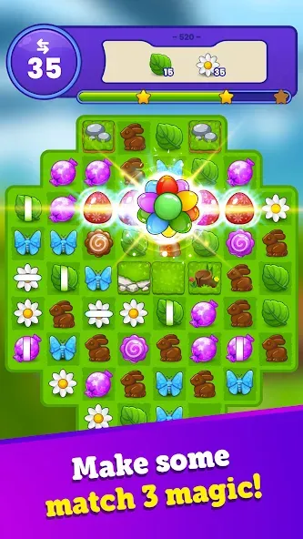 Easter Magic - Match 3 Game (Истер Мэджик) [МОД Много денег] APK Android Screenshot 5