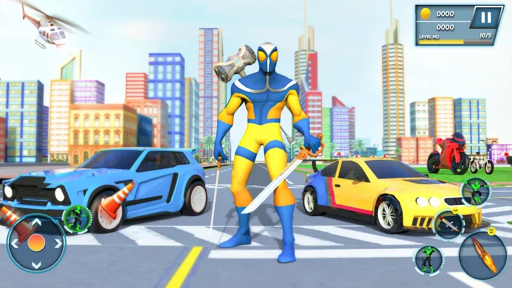 Gangster Theft Crime Sim (Гангстер Симулятор Кражи Преступления) [МОД Меню] APK Android Screenshot 3