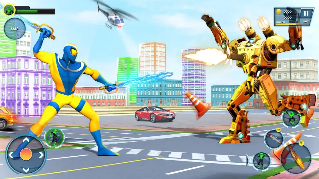 Gangster Theft Crime Sim (Гангстер Симулятор Кражи Преступления) [МОД Меню] APK Android Screenshot 4