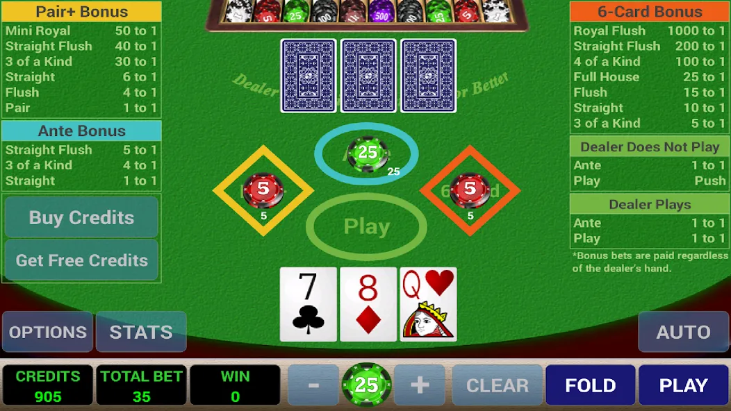 Ace 3-Card Poker (эйс 3) [МОД Premium] APK Android Screenshot 2