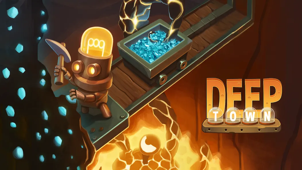Deep Town: Idle Mining Tycoon (Дип Таун) [МОД Premium] APK Android Screenshot 1