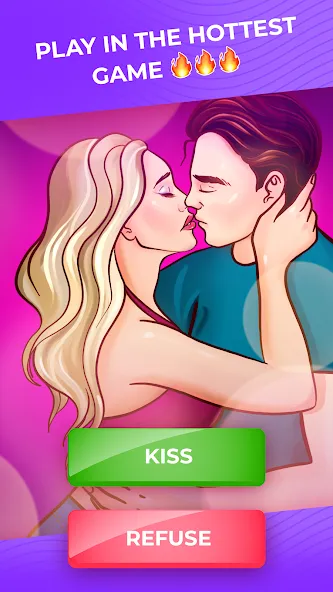 Kiss Me: Kissing Games 18+ (Кисс Ми) [МОД Все открыто] APK Android Screenshot 1