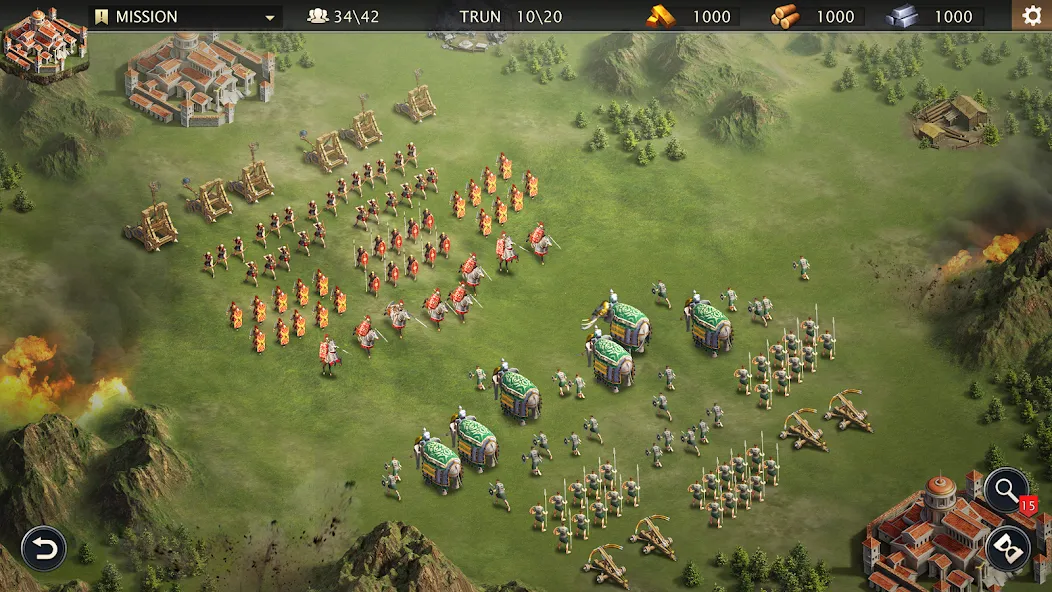 Grand War: Rome Strategy Games (Гранд Вар) [МОД Много денег] APK Android Screenshot 4