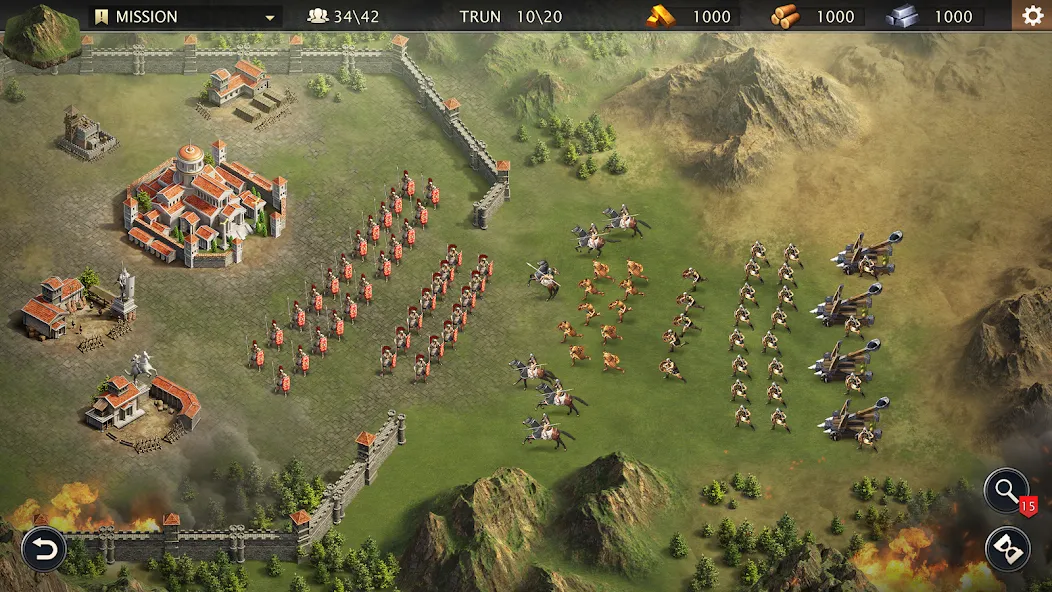 Grand War: Rome Strategy Games (Гранд Вар) [МОД Много денег] APK Android Screenshot 5