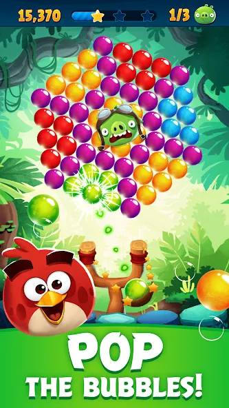 Angry Birds POP Bubble Shooter (Энгри Брдс ПОП Бабл Шутер) [МОД Unlocked] APK Android Screenshot 1
