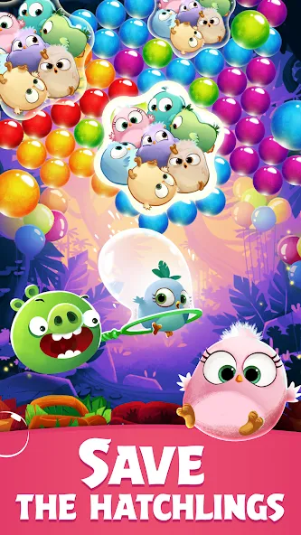 Angry Birds POP Bubble Shooter (Энгри Брдс ПОП Бабл Шутер) [МОД Unlocked] APK Android Screenshot 3