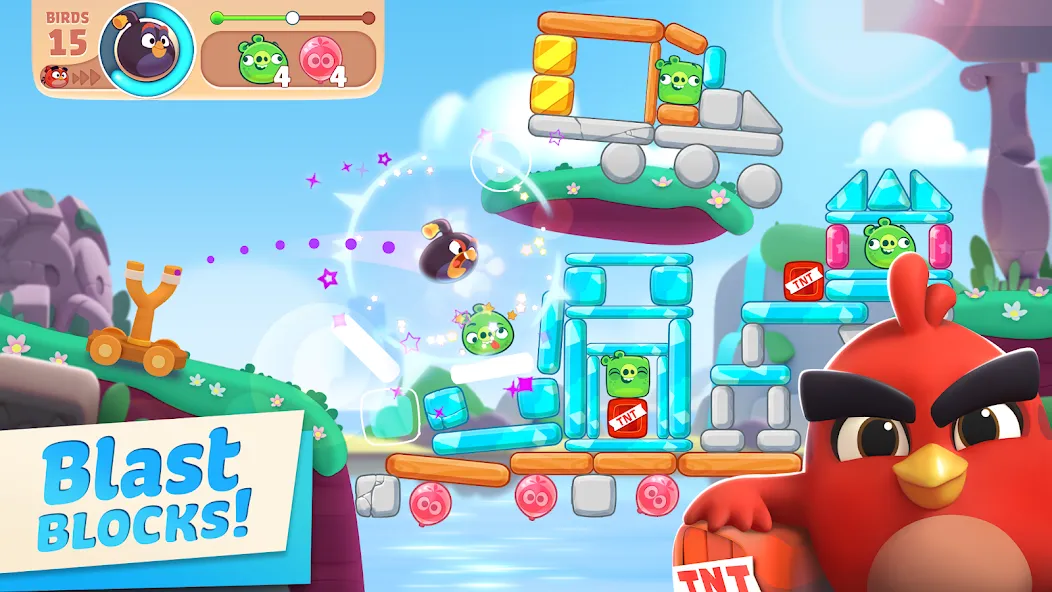 Angry Birds Journey (Энгри Бердс Джорни) [МОД Все открыто] APK Android Screenshot 1
