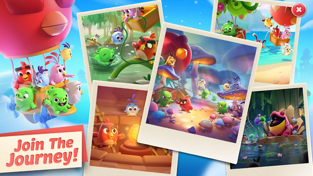 Angry Birds Journey (Энгри Бердс Джорни) [МОД Все открыто] APK Android Screenshot 5