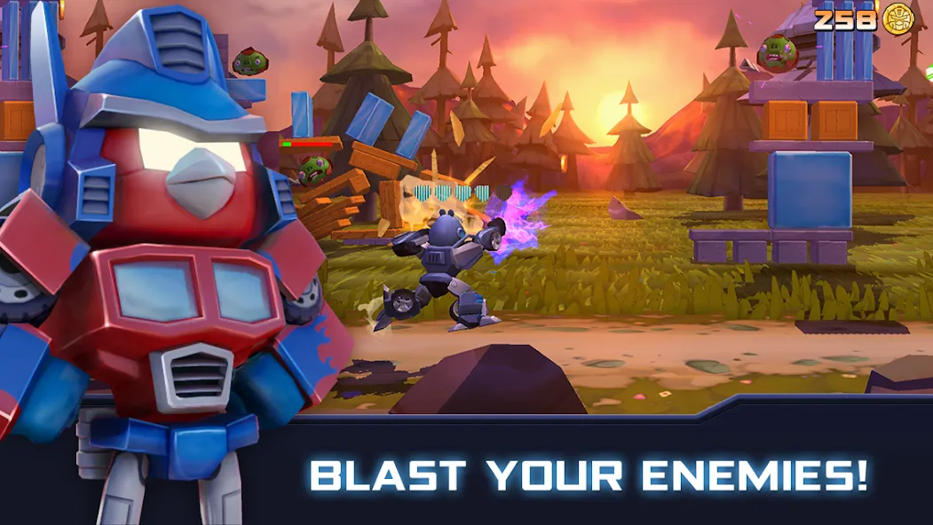 Angry Birds Transformers (Энгри Брдс Трансформеры) [МОД Premium] APK Android Screenshot 1