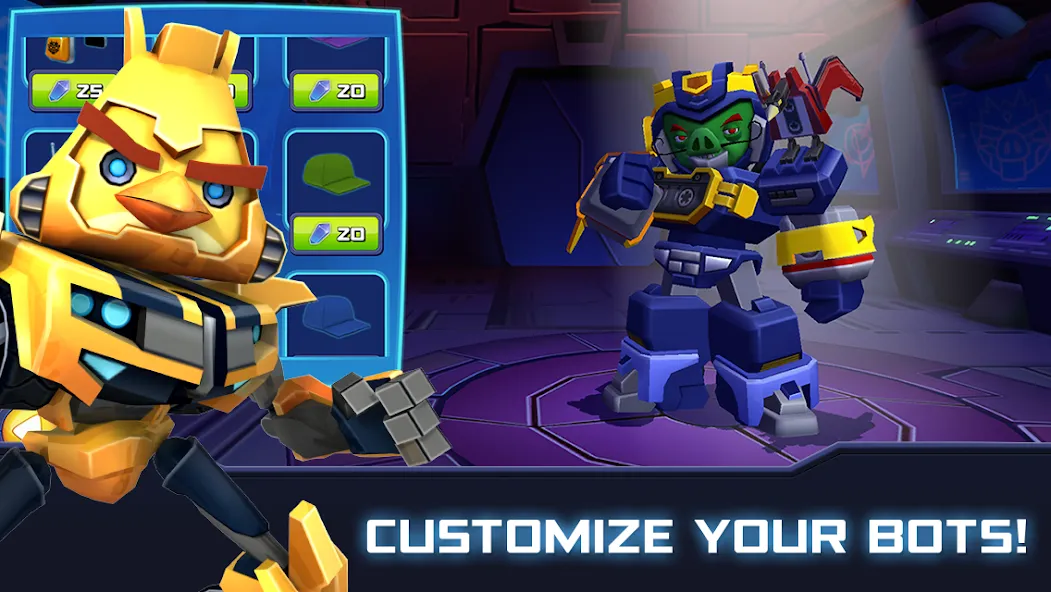 Angry Birds Transformers (Энгри Брдс Трансформеры) [МОД Premium] APK Android Screenshot 2
