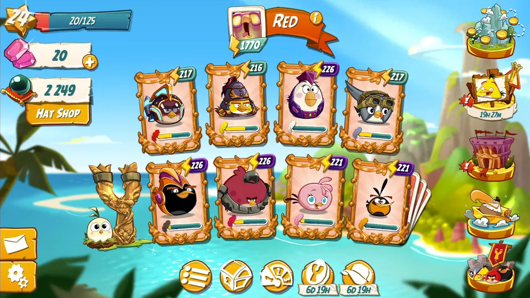 Angry Birds 2 (Энгри Бердс 2) [МОД Меню] APK Android Screenshot 5