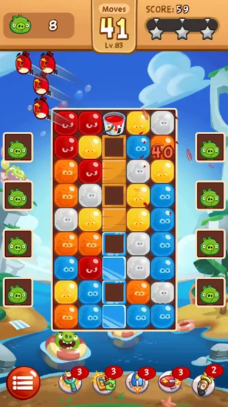 Angry Birds Blast (Энгри Бердс Бласт) [МОД Много денег] APK Android Screenshot 1