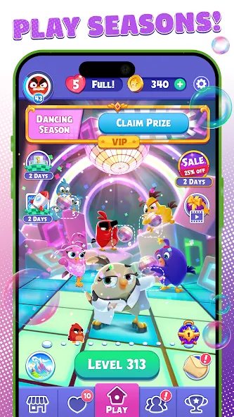 Angry Birds Dream Blast (Энгри Бердс Дрим Бласт) [МОД Mega Pack] APK Android Screenshot 3