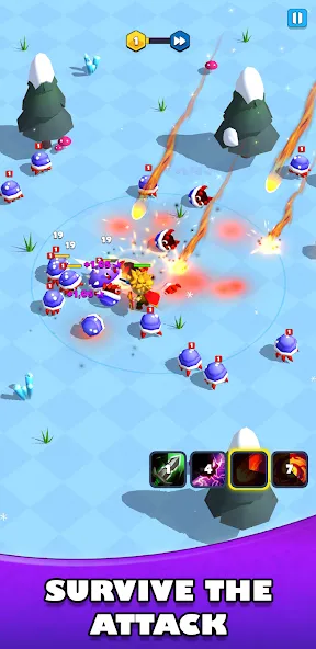 Idle Warrior Defence RPG (Айдл Вариор Дефенс РПГ) [МОД Меню] APK Android Screenshot 2