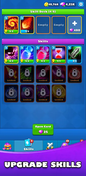 Idle Warrior Defence RPG (Айдл Вариор Дефенс РПГ) [МОД Меню] APK Android Screenshot 4