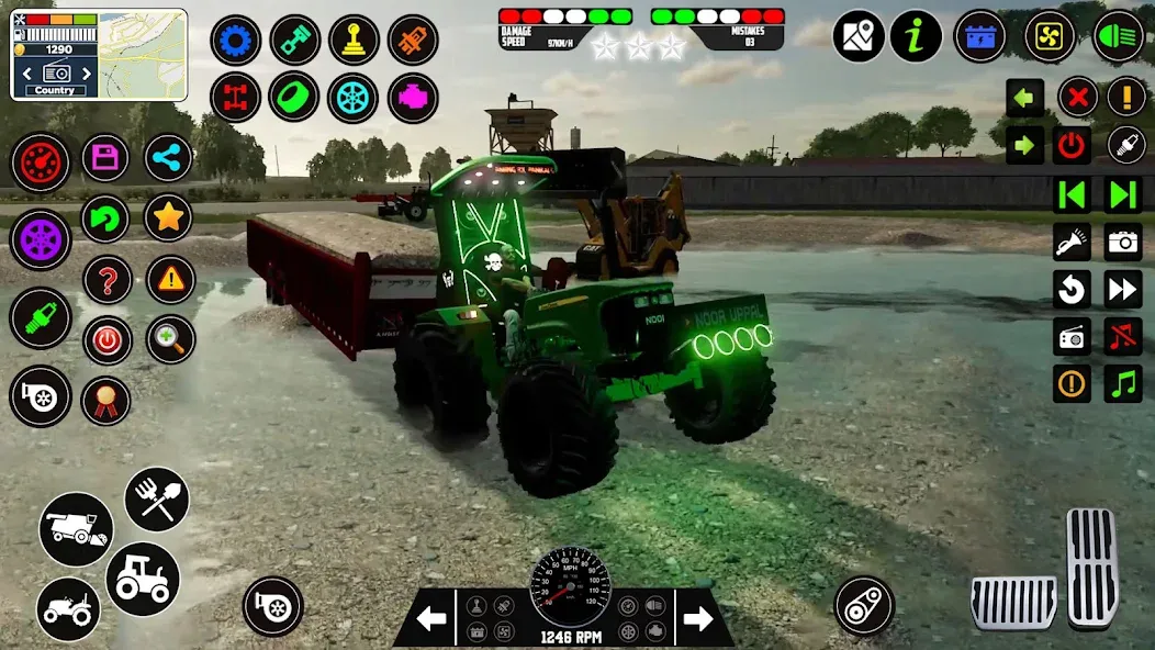 Indian Tractor Farming Games [МОД Все открыто] APK Android Screenshot 3