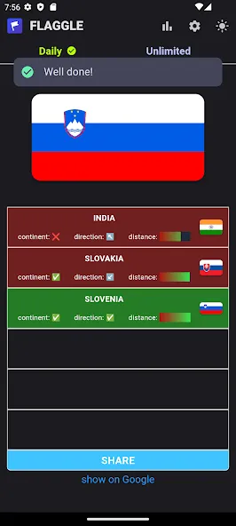 Flaggle (Флаггл) [МОД Все открыто] APK Android Screenshot 1