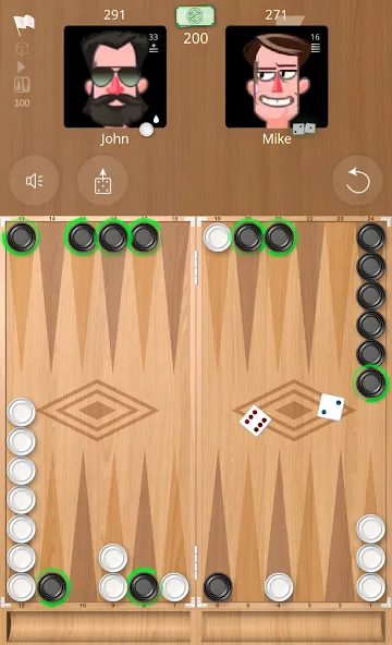 Backgammon Online [МОД Все открыто] APK Android Screenshot 1
