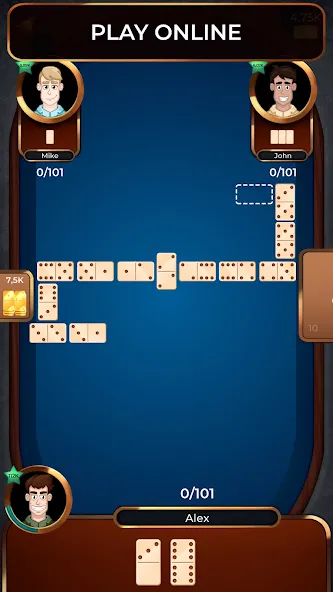 Dominoes Online [МОД Много денег] APK Android Screenshot 1