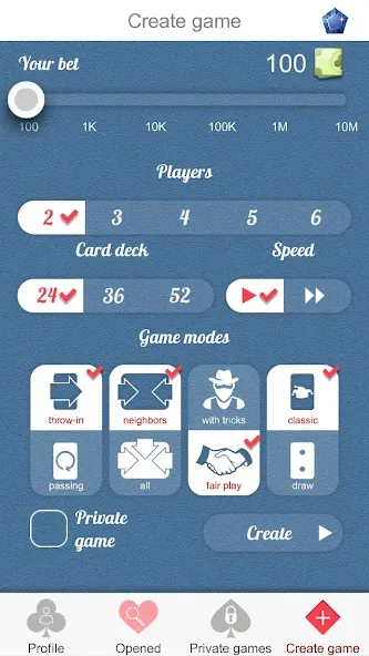 Durak Online [МОД Меню] APK Android Screenshot 2
