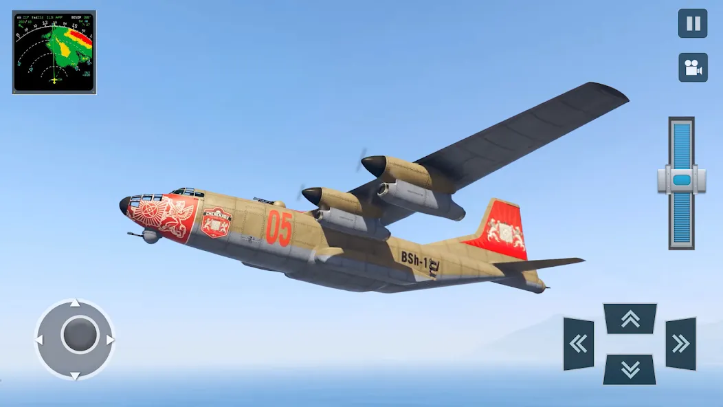 Real Plane Flying Simulator [МОД Unlocked] APK Android Screenshot 2