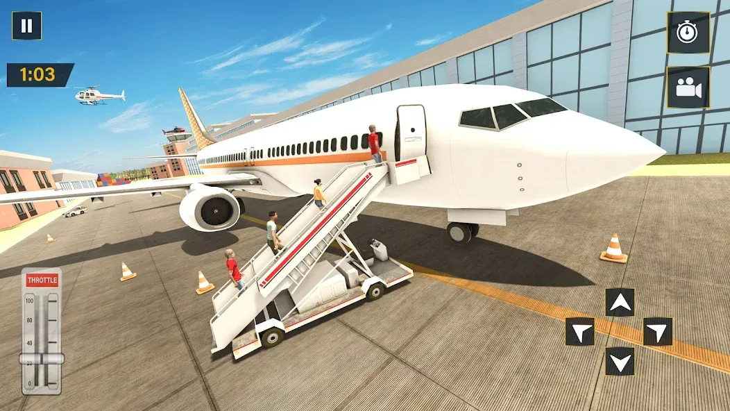Real Plane Flying Simulator [МОД Unlocked] APK Android Screenshot 5