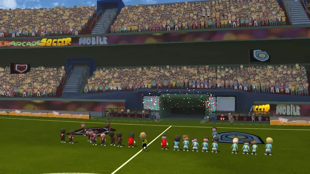 Super Arcade Soccer Mobile (упер Аркадный Футбол Мобильный) [МОД Меню] APK Android Screenshot 3