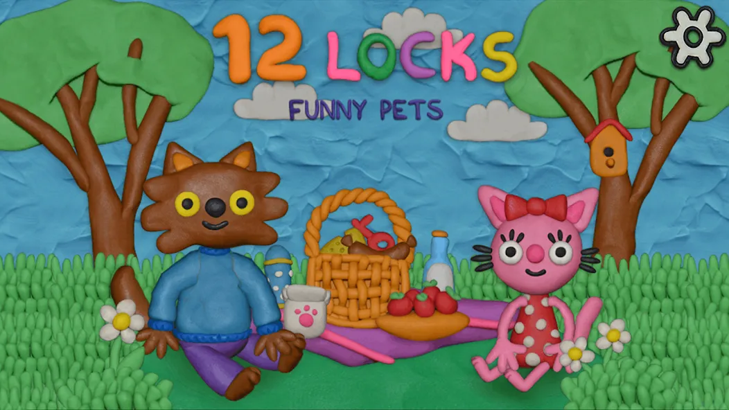12 Locks Funny Pets (Замков) [МОД Premium] APK Android Screenshot 1