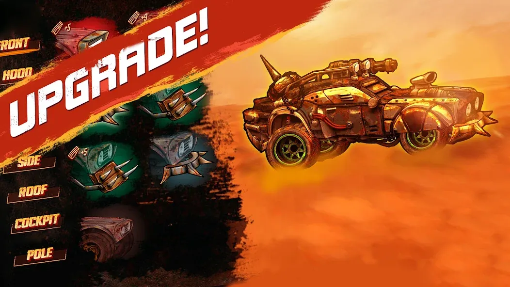 Road Warrior: Nitro Car Battle (Роуд Ворриор Нитро) [МОД Mega Pack] APK Android Screenshot 5