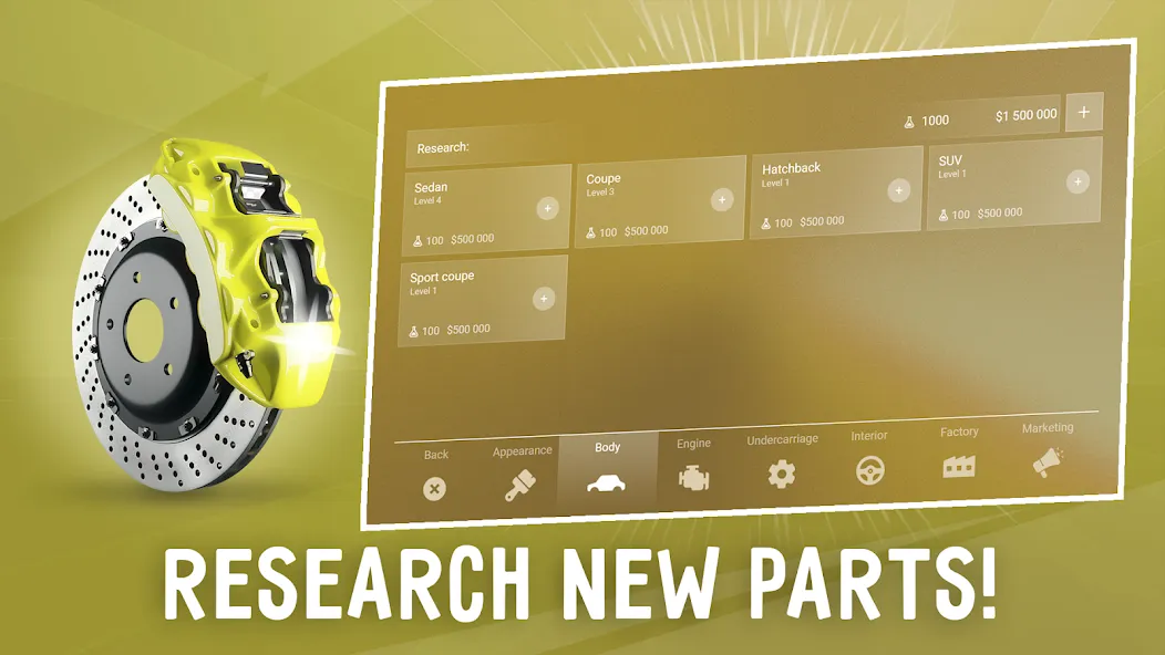 Car Company Tycoon (Кар Компани Тайкун) [МОД Много денег] APK Android Screenshot 3