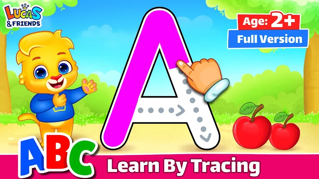 ABC Kids - Tracing & Phonics (ЭйБиСи Кидс) [МОД Бесконечные монеты] APK Android Screenshot 1