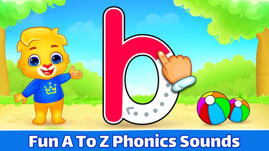 ABC Kids - Tracing & Phonics (ЭйБиСи Кидс) [МОД Бесконечные монеты] APK Android Screenshot 2