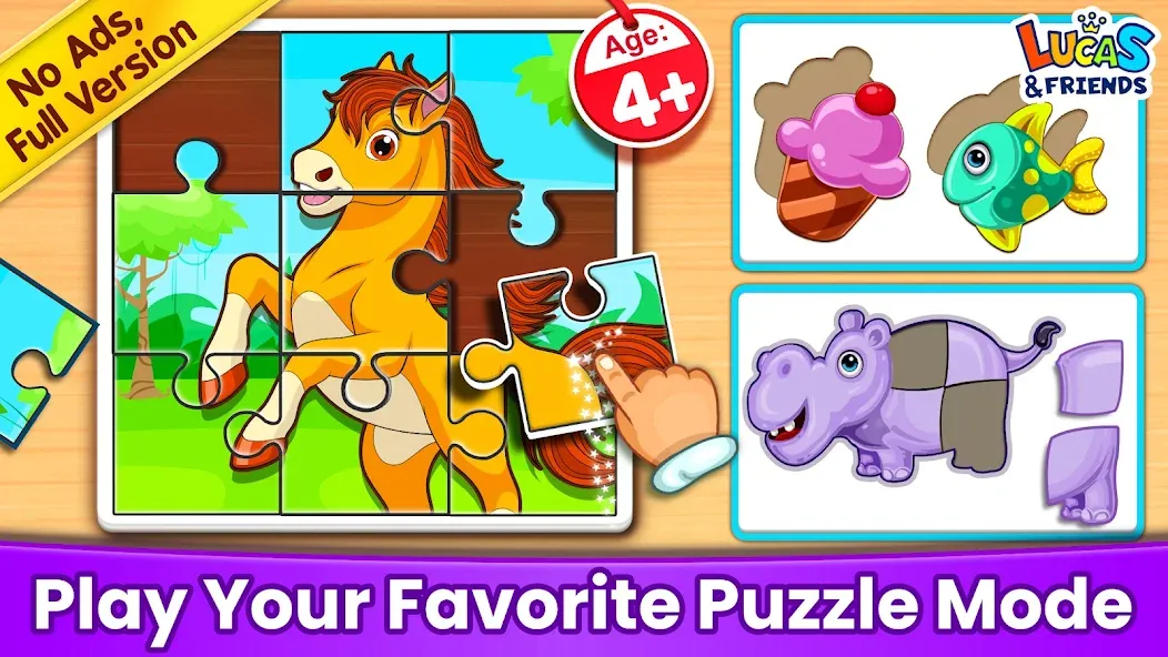Puzzle Kids: Jigsaw Puzzles [МОД Unlocked] APK Android Screenshot 1