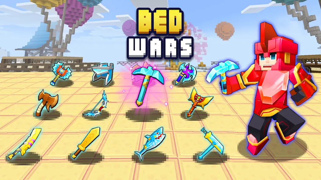 Bed Wars Lite (Бед Варс) [МОД Mega Pack] APK Android Screenshot 5