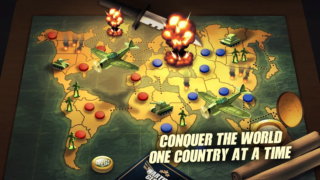 Risk of War - Wartime Glory [МОД Все открыто] APK Android Screenshot 2