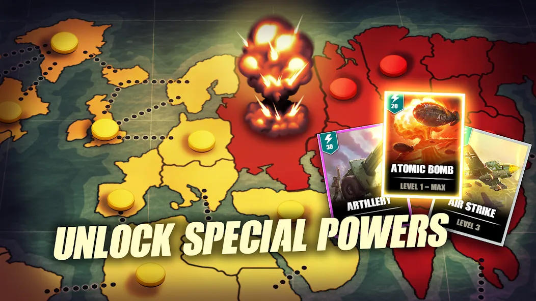 Risk of War - Wartime Glory [МОД Все открыто] APK Android Screenshot 3