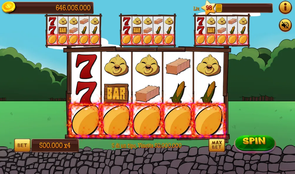 Slot Gallina 4 (Слот Галлина 4) [МОД Все открыто] APK Android Screenshot 1