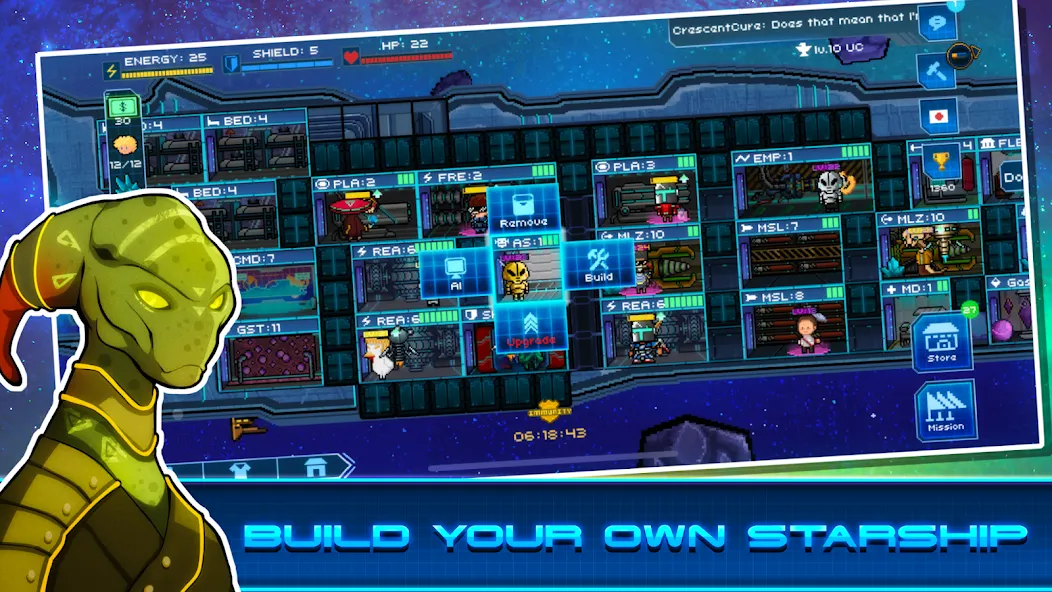 Pixel Starships™ (Пиксель Звездные Корабли) [МОД Меню] APK Android Screenshot 1