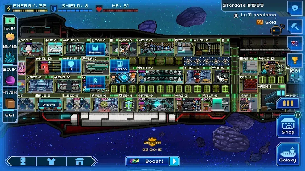 Pixel Starships™ (Пиксель Звездные Корабли) [МОД Меню] APK Android Screenshot 5