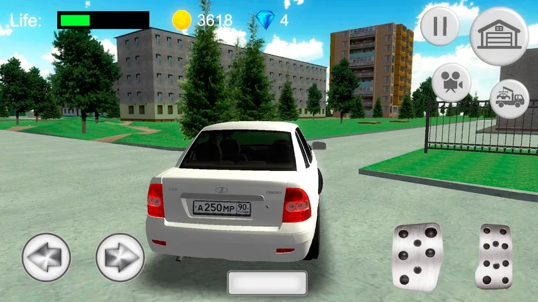 Лада Приора - русская машина [МОД Бесконечные монеты] APK Android Screenshot 1