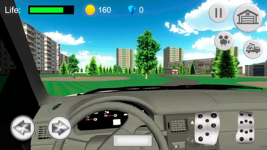 Лада Приора - русская машина [МОД Бесконечные монеты] APK Android Screenshot 3