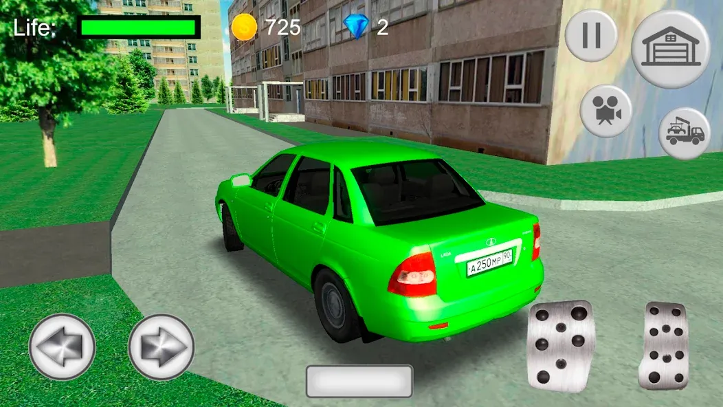 Лада Приора - русская машина [МОД Бесконечные монеты] APK Android Screenshot 4