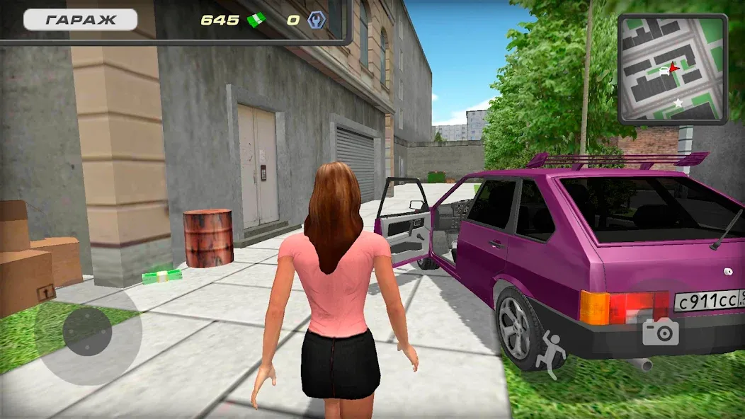Lada 2109 Russian Car Driver [МОД Меню] APK Android Screenshot 1