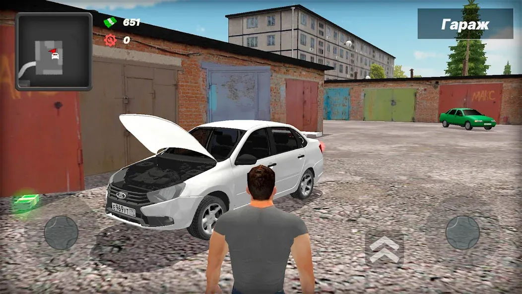 Лада Гранта. Игра про машины [МОД Много денег] APK Android Screenshot 4