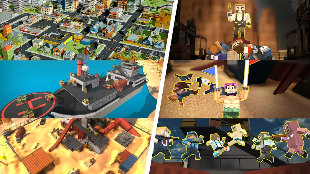 Pixel Fury Classic FPS Shooter (Пиксельная Ярость Классический ФПС Стрелок) [МОД Unlocked] APK Android Screenshot 3