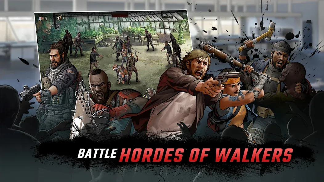 Walking Dead: Road to Survival (Уокинг Дед) [МОД Бесконечные монеты] APK Android Screenshot 3