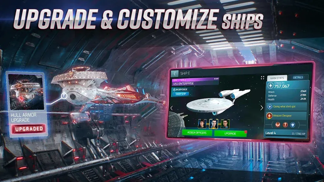 Star Trek™ Fleet Command (Стар Трек Флот Комманд) [МОД Mega Pack] APK Android Screenshot 2