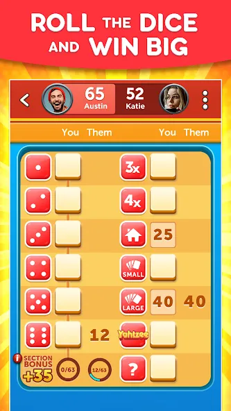 YAHTZEE With Buddies Dice Game (ЯХТЗИ с друзьями) [МОД Premium] APK Android Screenshot 1