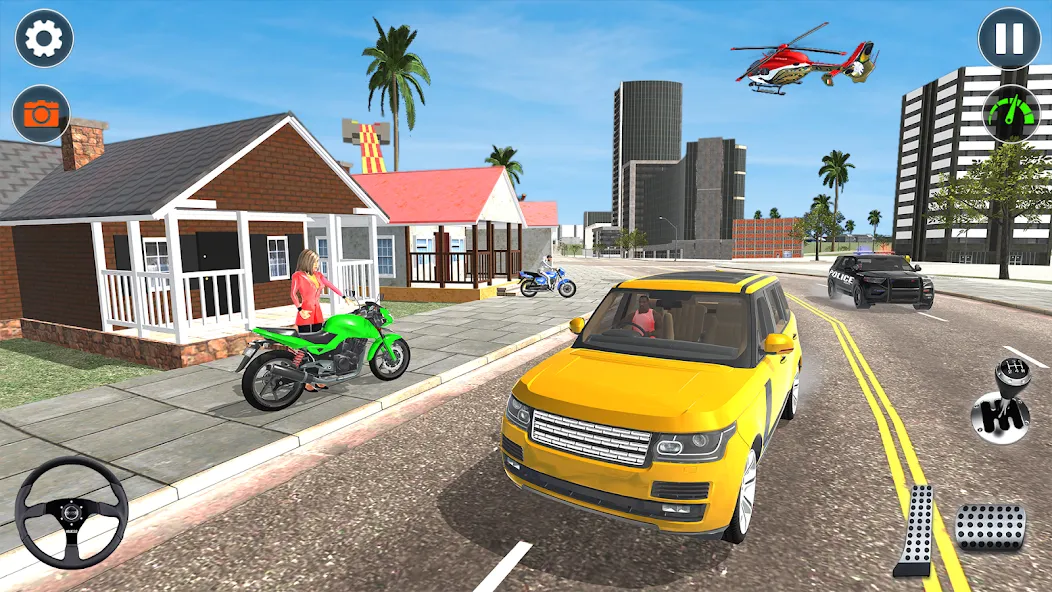 Indian Car Simulator: Car Game (Индийский автомобильный симулятор) [МОД Premium] APK Android Screenshot 1