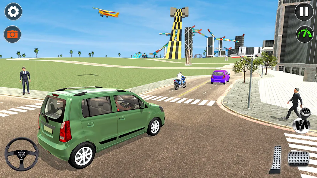 Indian Car Simulator: Car Game (Индийский автомобильный симулятор) [МОД Premium] APK Android Screenshot 3